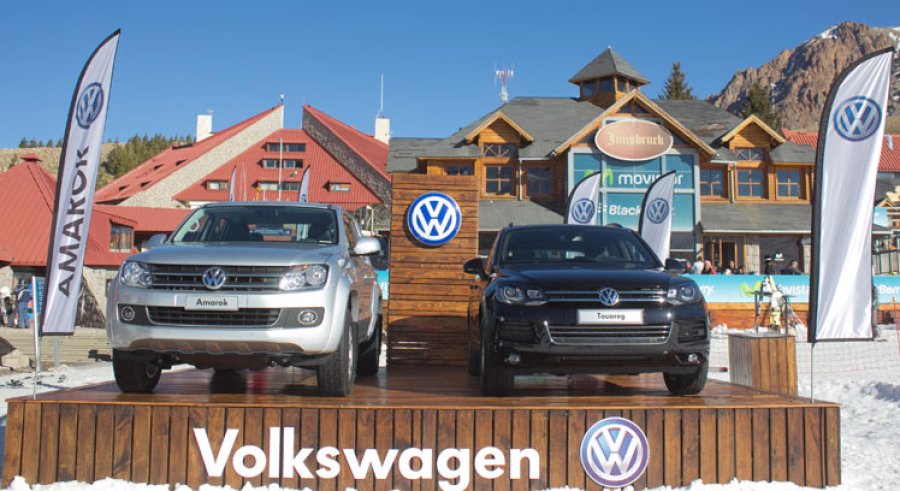Volkswagen se luce en la nieve